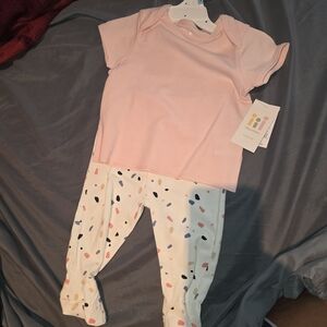 Pink and White Kids Matching Set